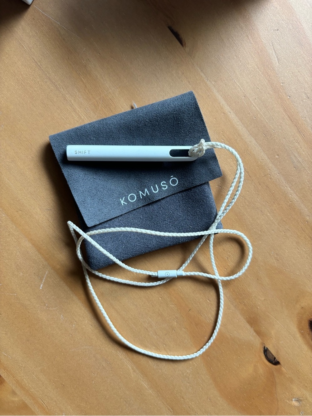 Komuso Active Shift White Meditation Necklace